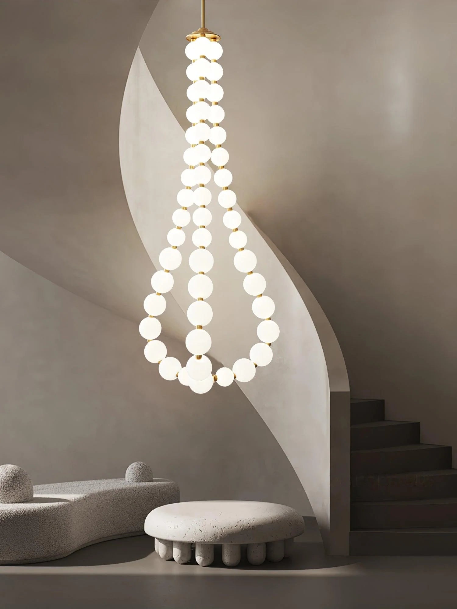 Pearl Necklace Chandelier - Yiarolight