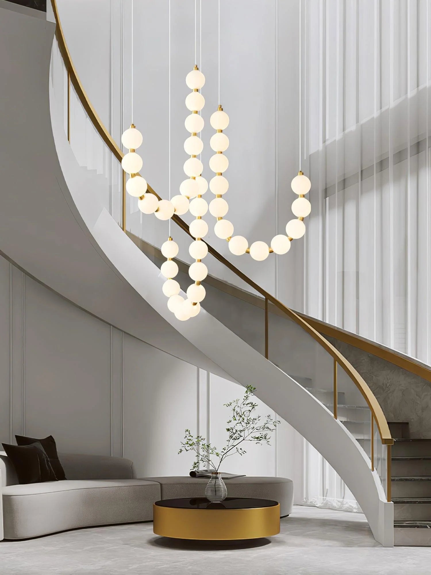 Pearl Necklace Chandelier - Yiarolight