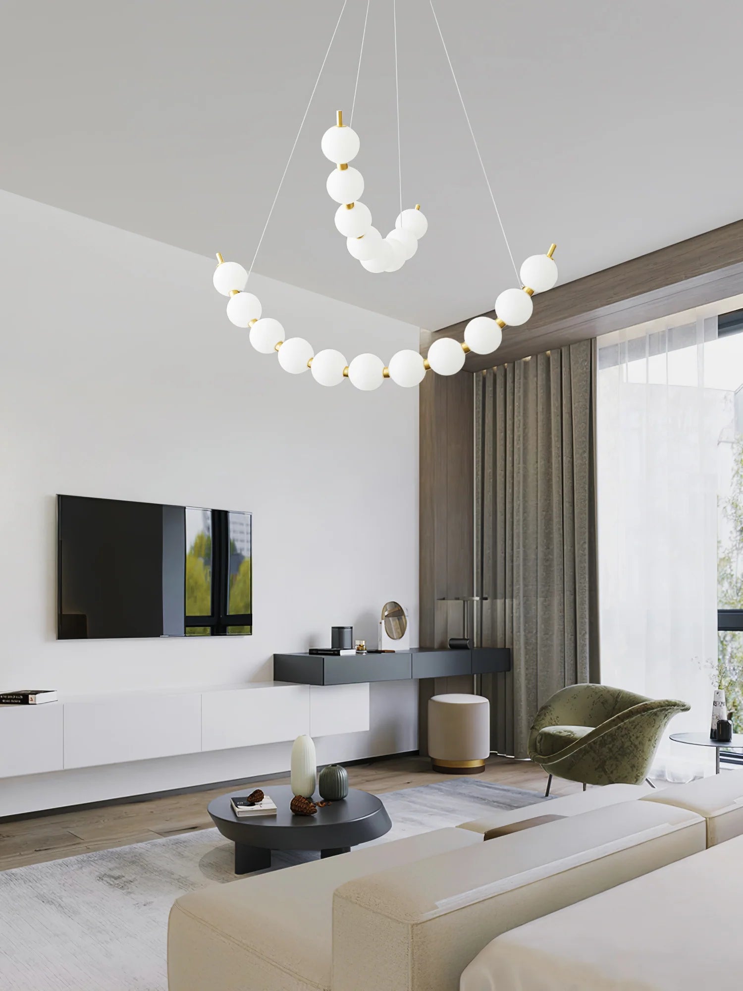 Pearls Chandelier - Yiarolight