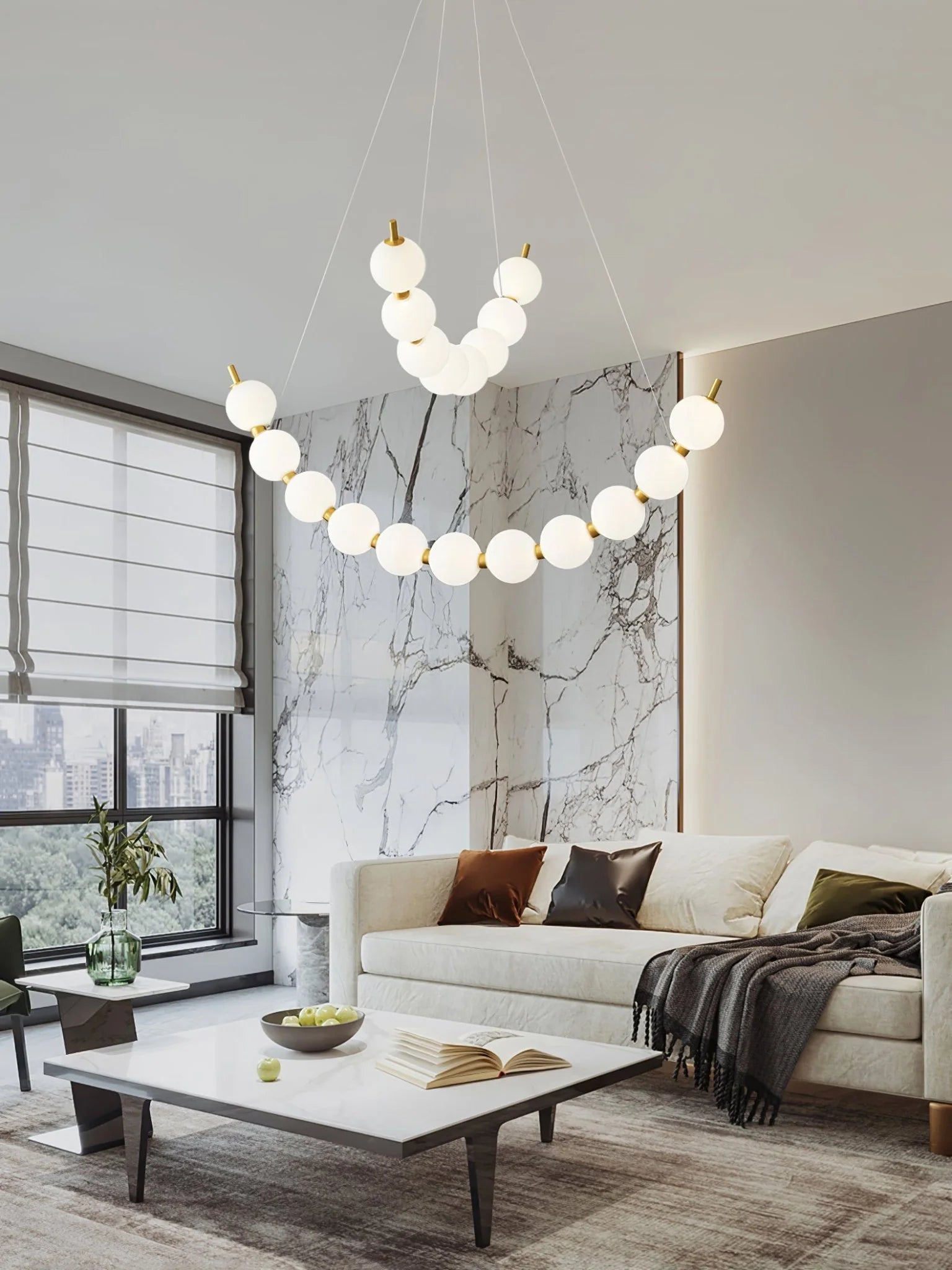 Pearls Chandelier - Yiarolight