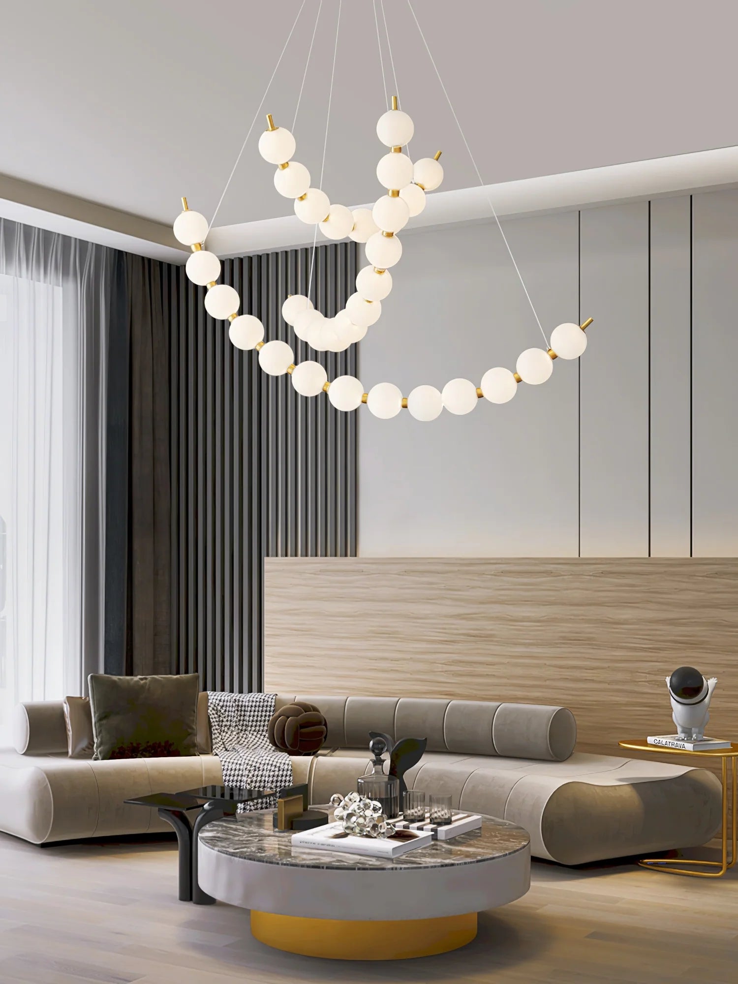 Pearls Chandelier - Yiarolight