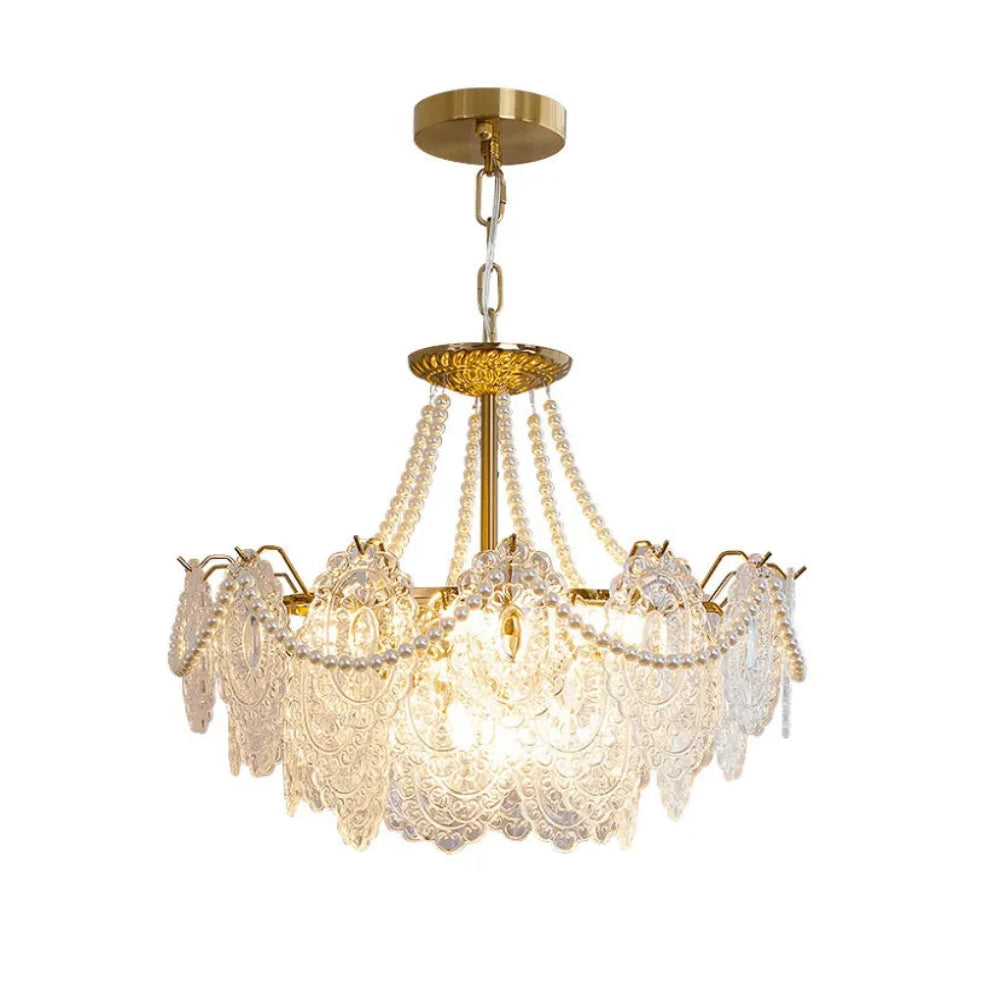 Pearls Glass Chandelier - Yiarolight