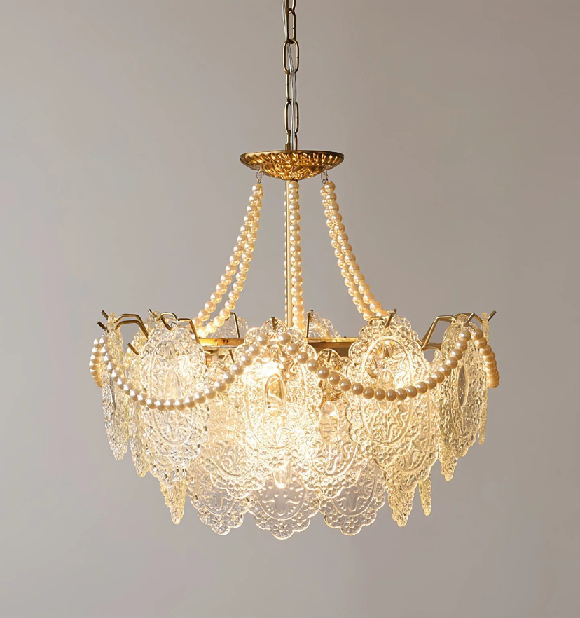 Pearls Glass Chandelier - Yiarolight