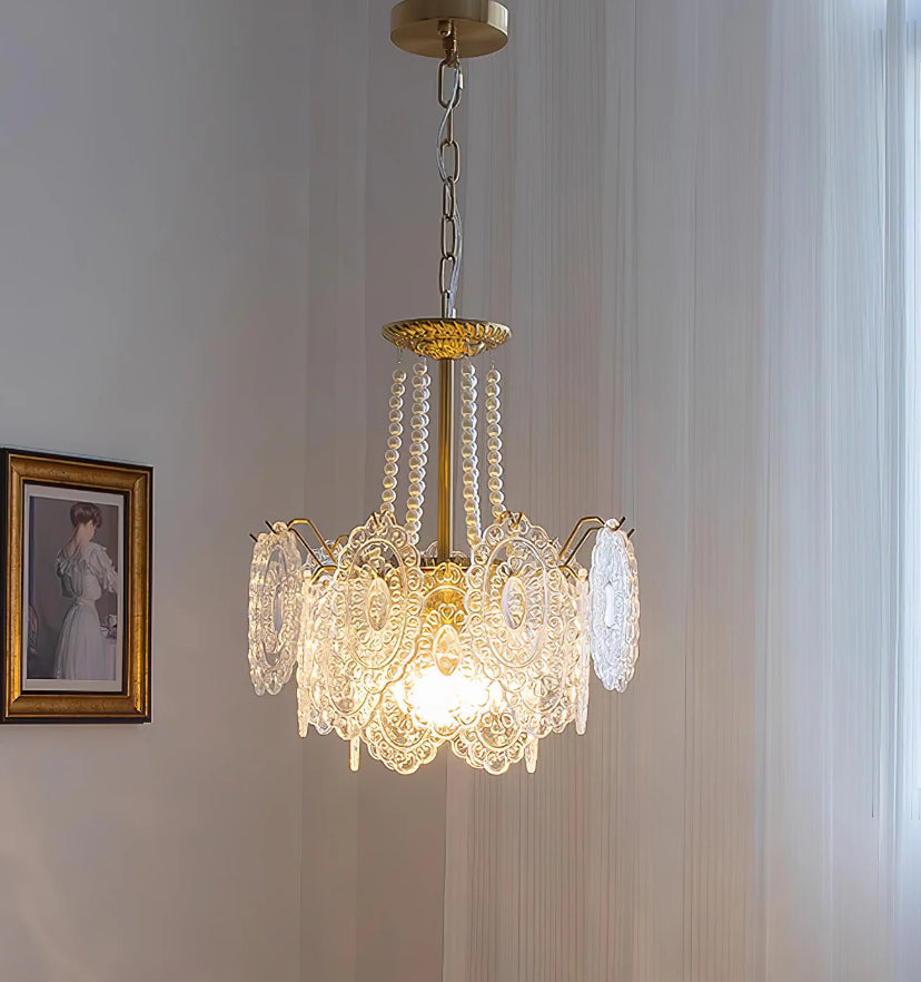 Pearls Glass Chandelier - Yiarolight