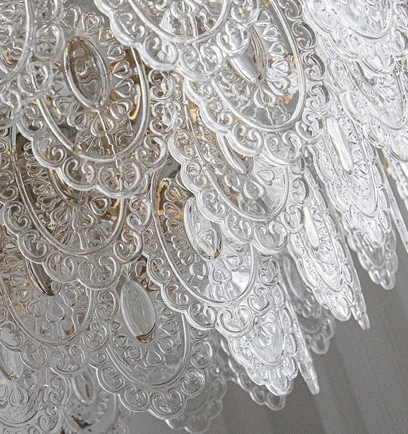 Pearls Glass Chandelier - Yiarolight