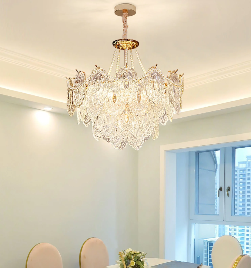 Pearls Glass Chandelier - Yiarolight