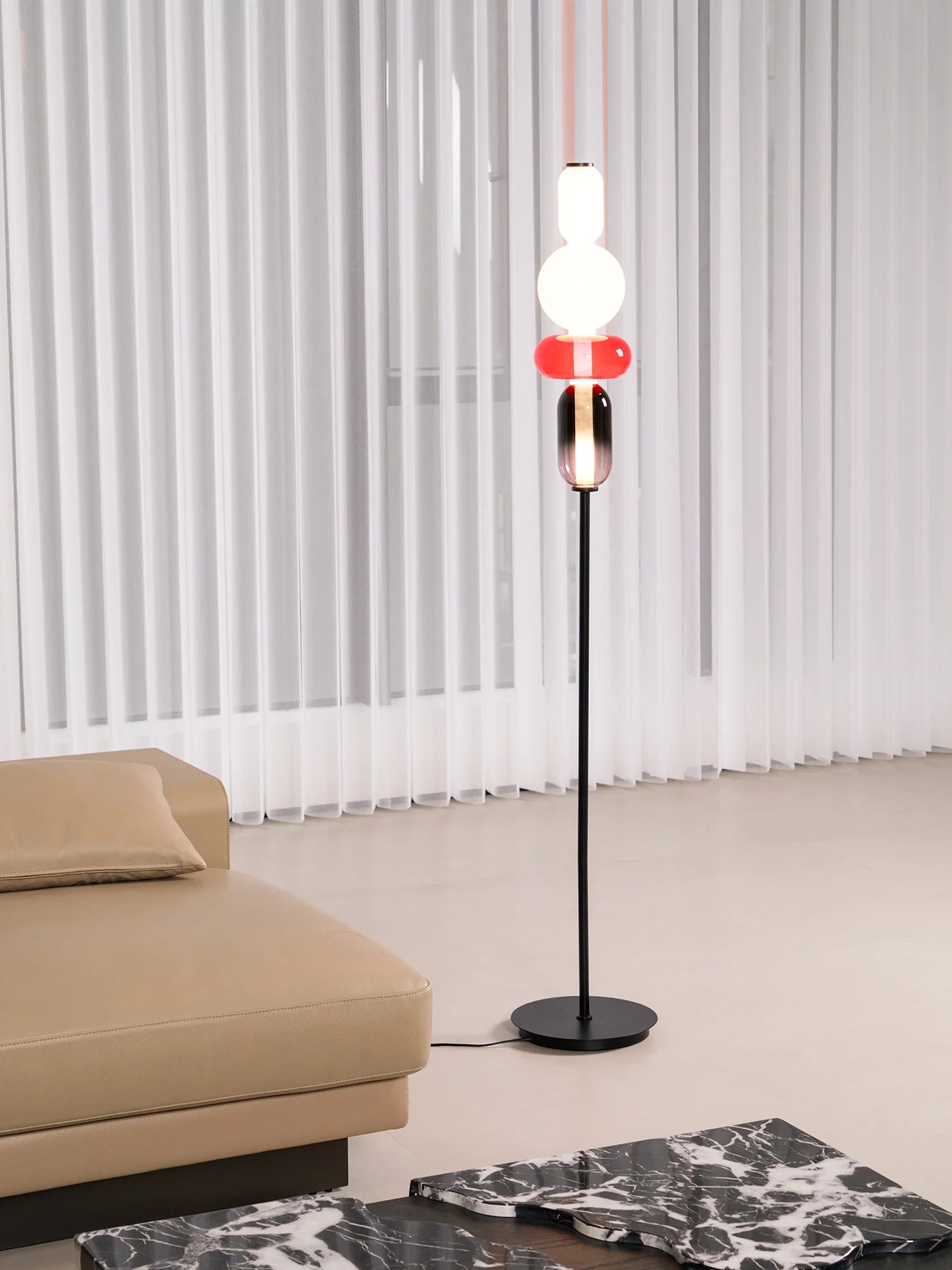 Candied Glass Floor Light - Auraolight