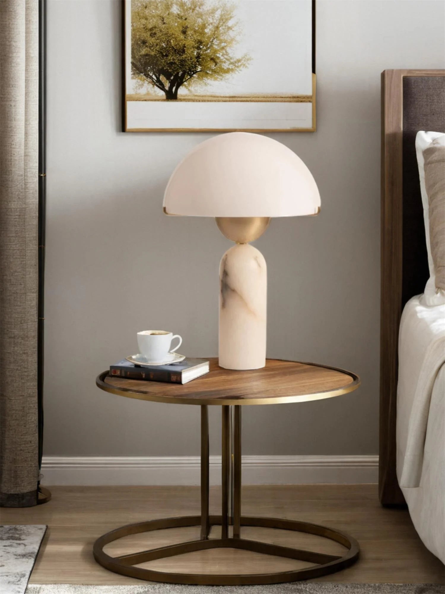 Peono Alabaster Table Lamp - Yiarolight