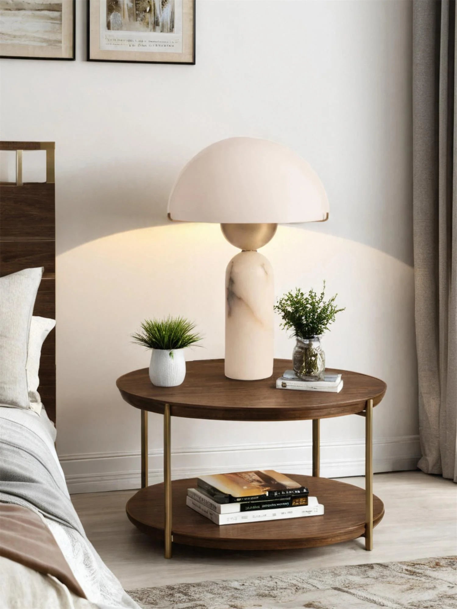 Peono Alabaster Table Lamp - Yiarolight