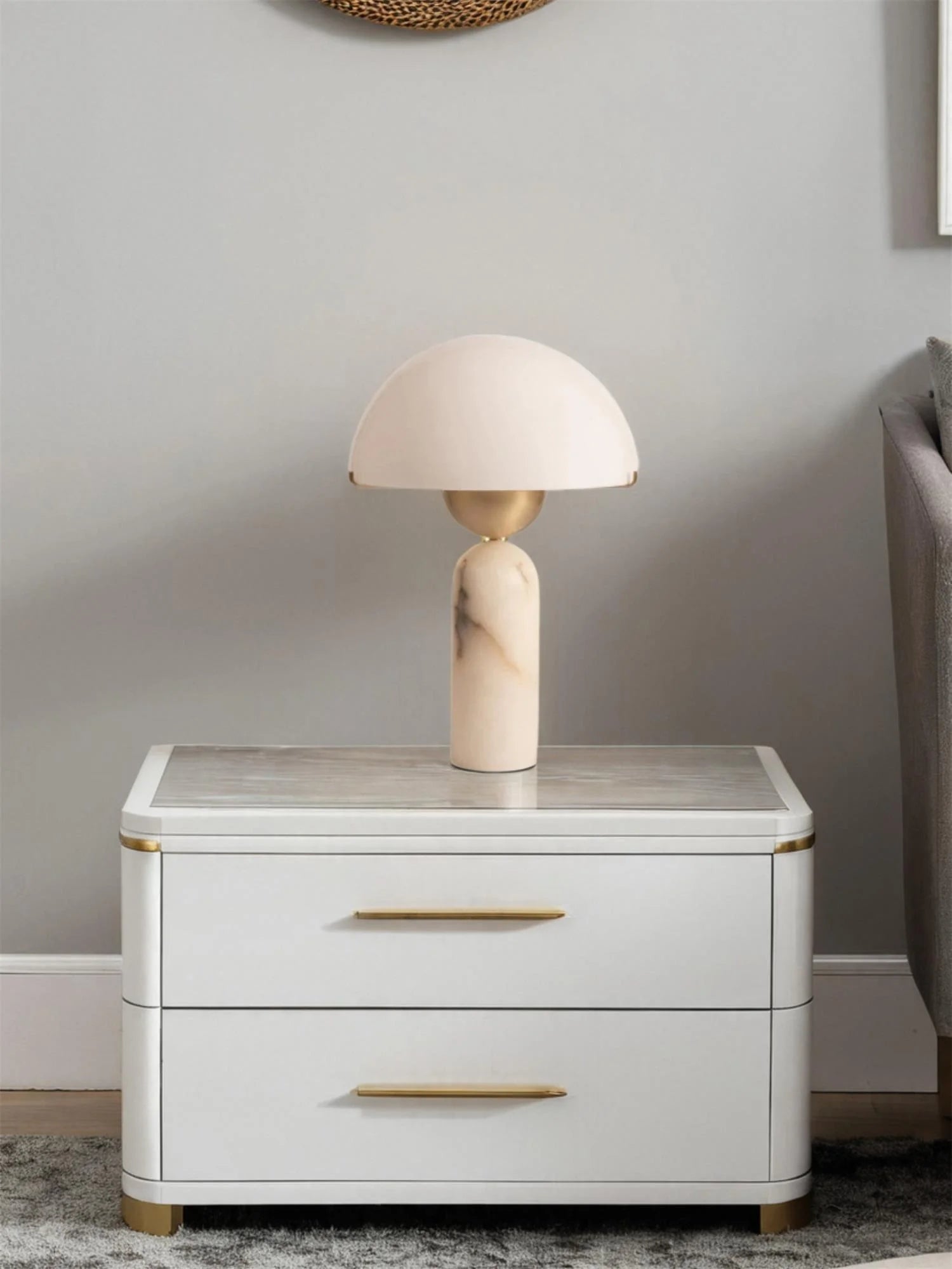 Peono Alabaster Table Lamp - Yiarolight