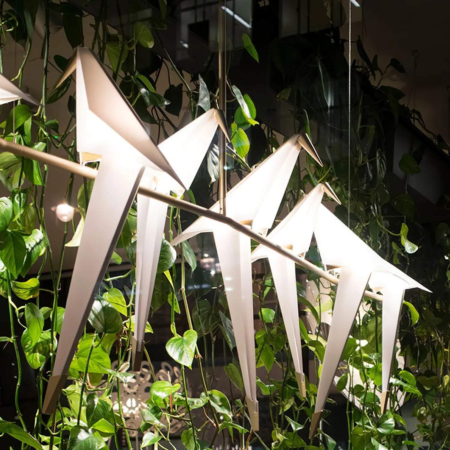 Paper Crane Bird Chandelier - Yiarolight