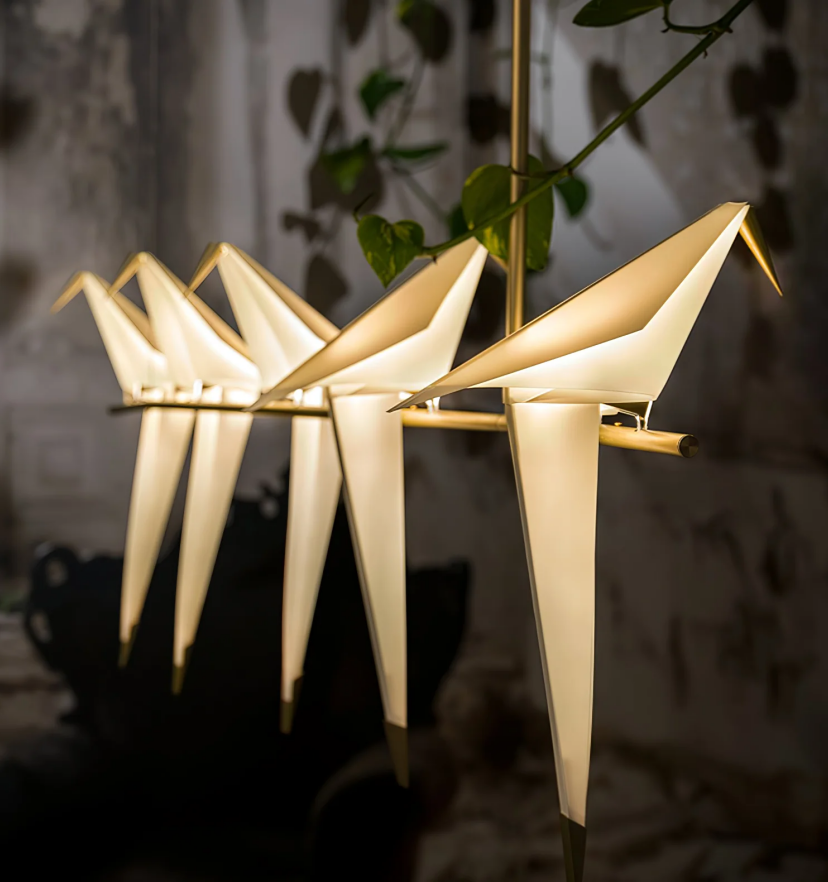 Paper Crane Bird Chandelier - Yiarolight