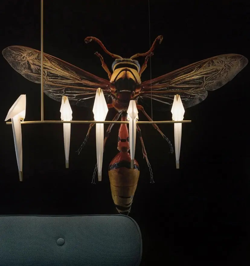 Paper Crane Bird Chandelier - Yiarolight