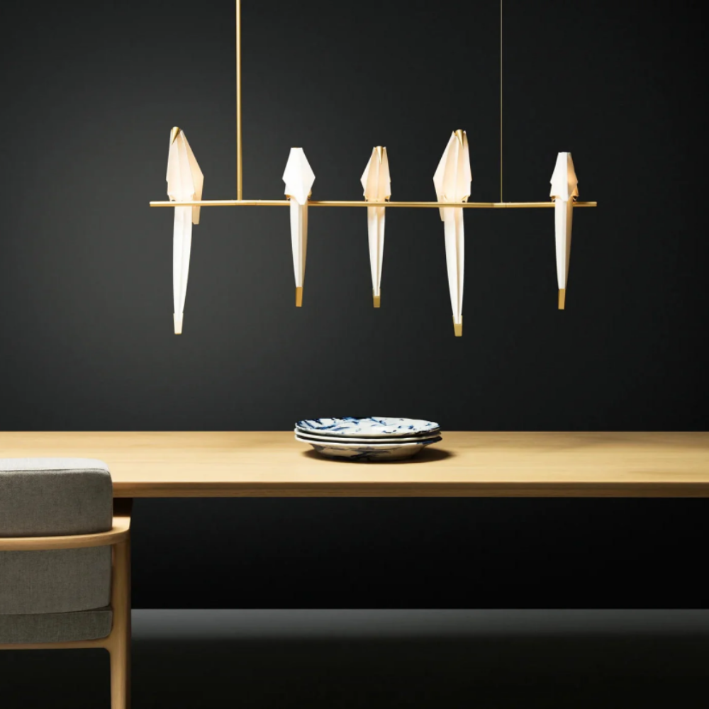 Paper Crane Bird Chandelier - Yiarolight