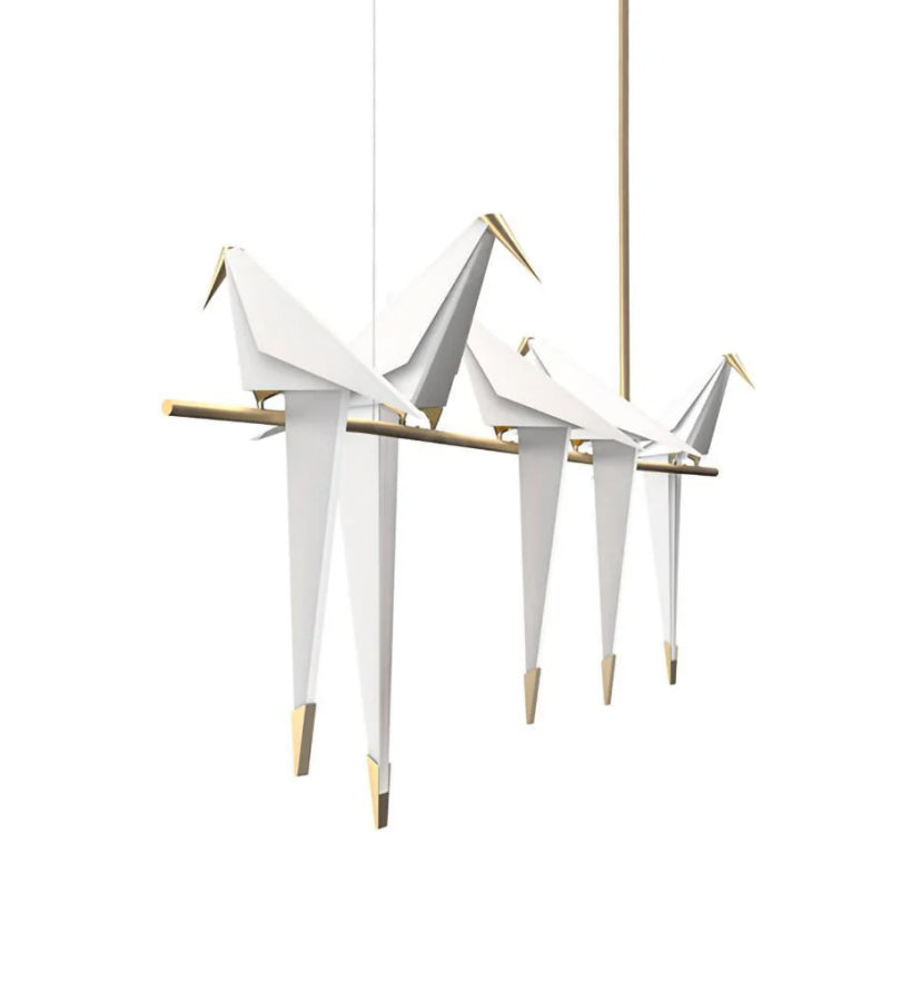 Paper Crane Bird Chandelier - Yiarolight