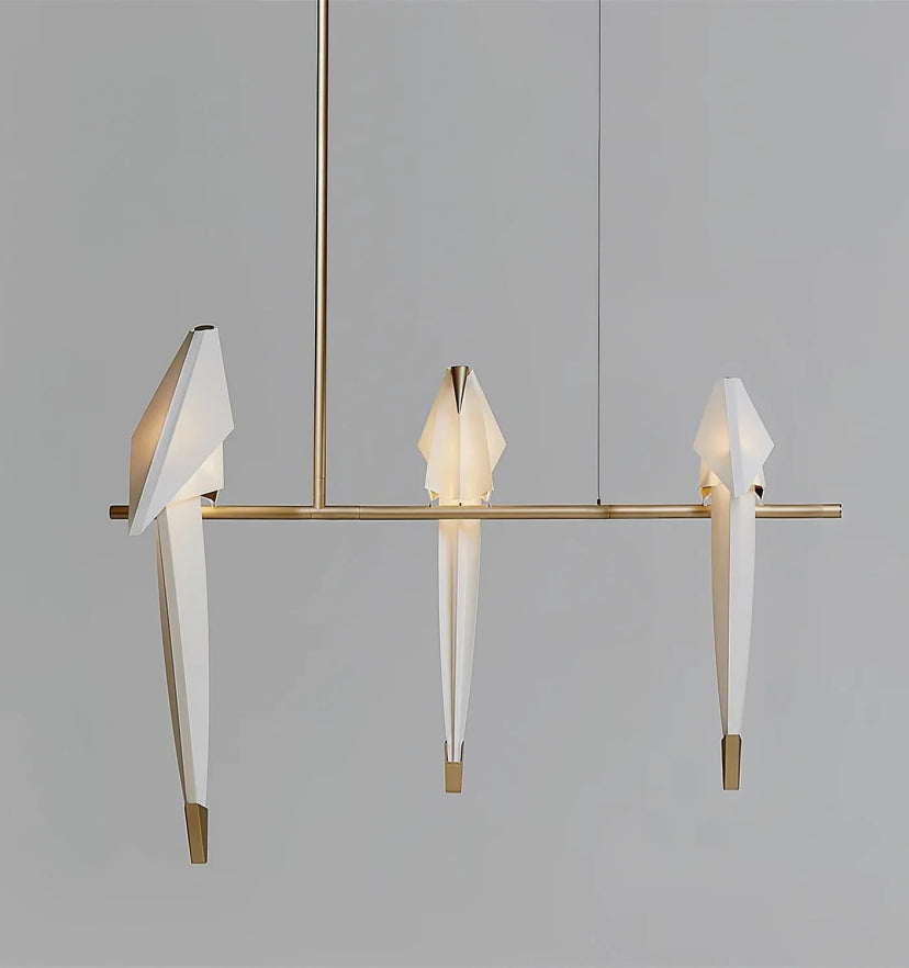 Paper Crane Bird Chandelier - Yiarolight