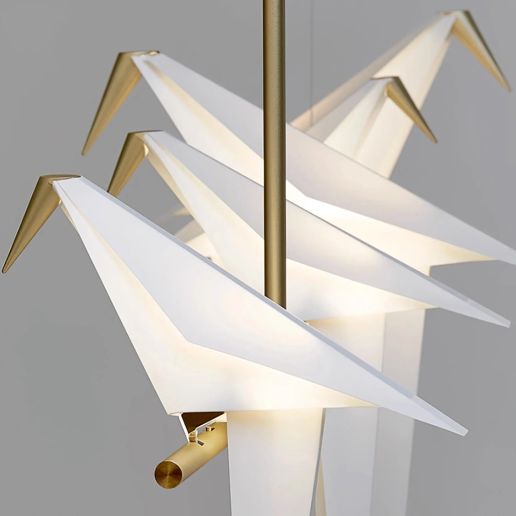 Paper Crane Bird Chandelier - Yiarolight