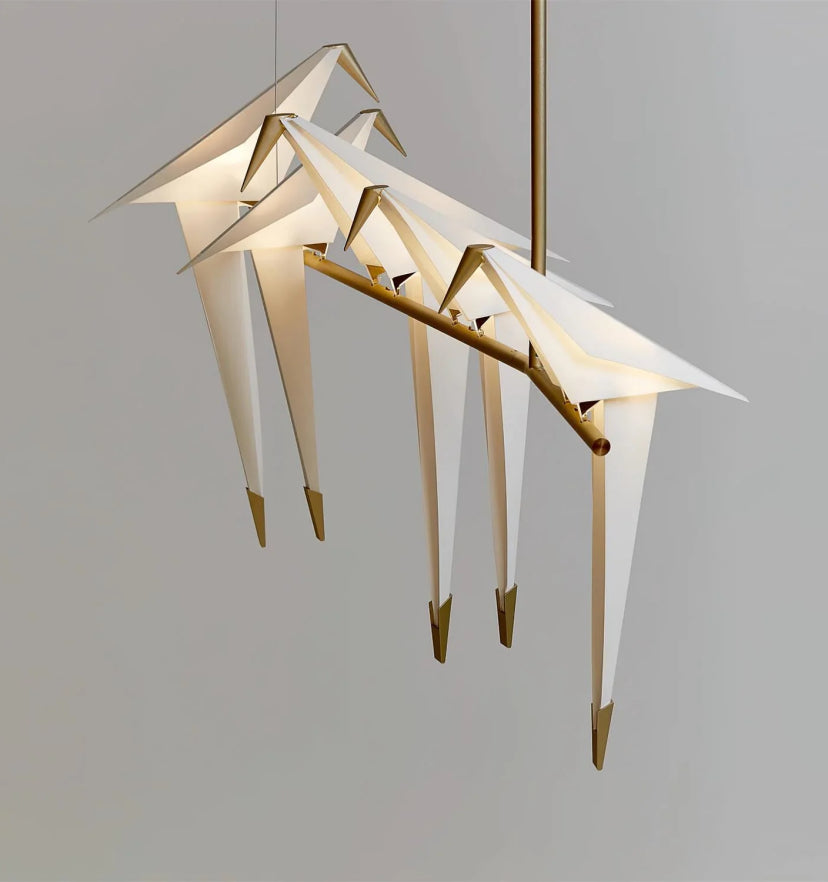 Paper Crane Bird Chandelier - Yiarolight