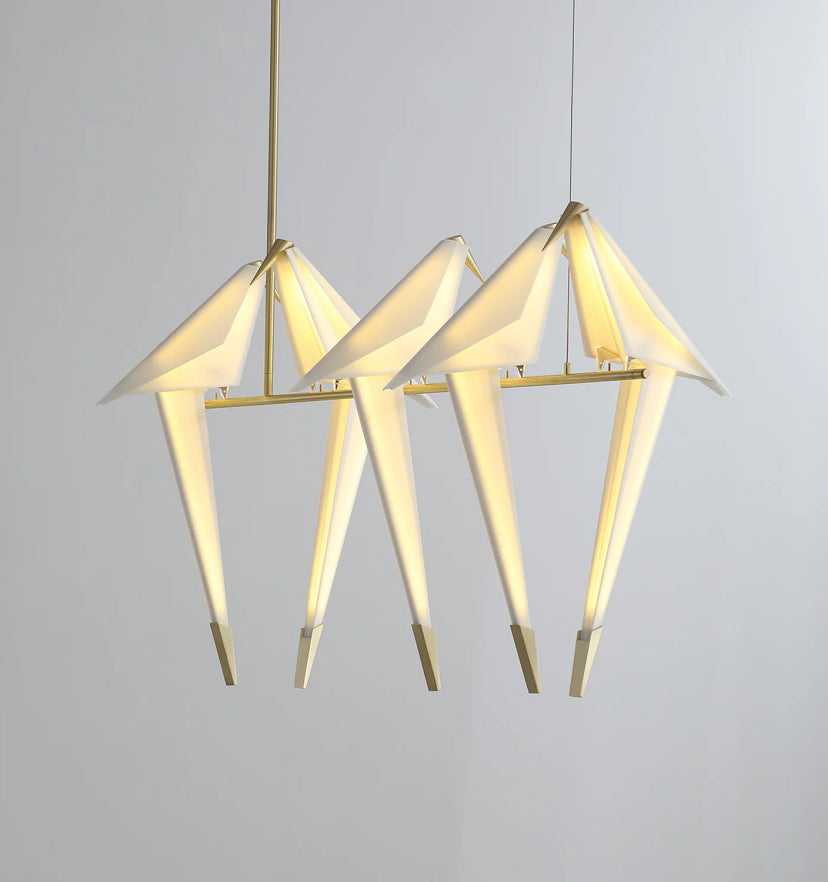 Paper Crane Bird Chandelier - Yiarolight