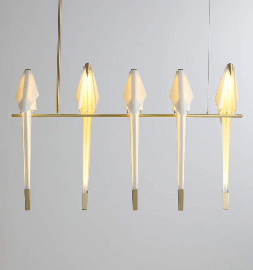 Paper Crane Bird Chandelier - Yiarolight