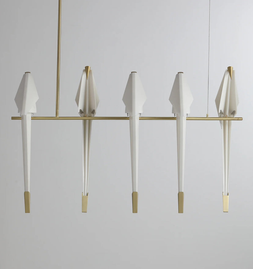 Paper Crane Bird Chandelier - Yiarolight