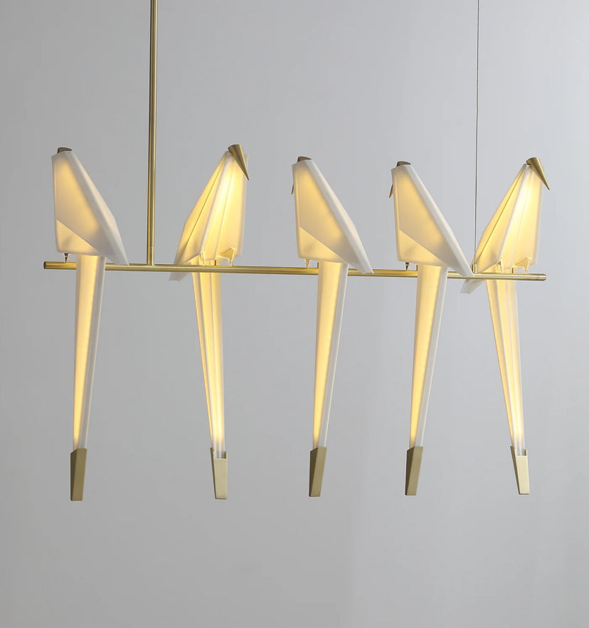 Paper Crane Bird Chandelier - Yiarolight
