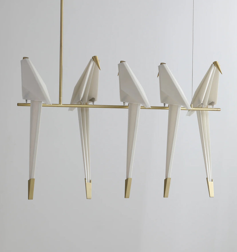 Paper Crane Bird Chandelier - Yiarolight