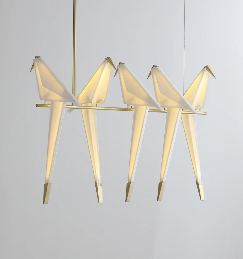 Paper Crane Bird Chandelier - Yiarolight