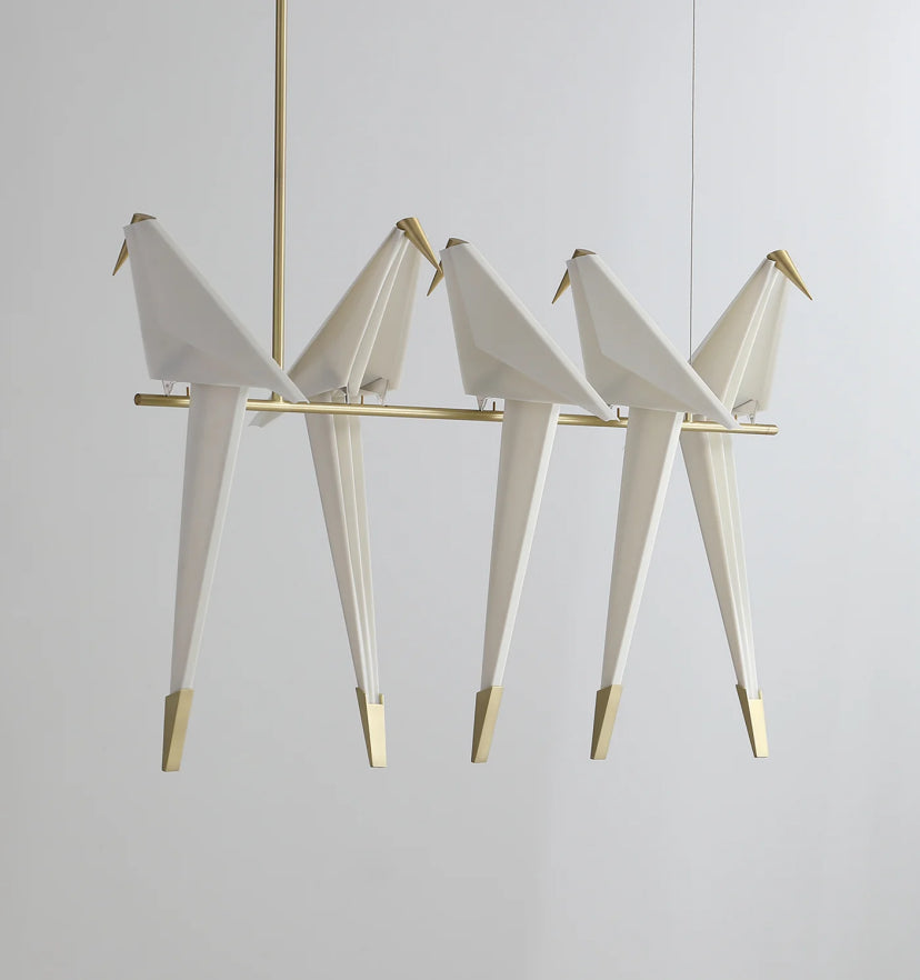 Paper Crane Bird Chandelier - Yiarolight