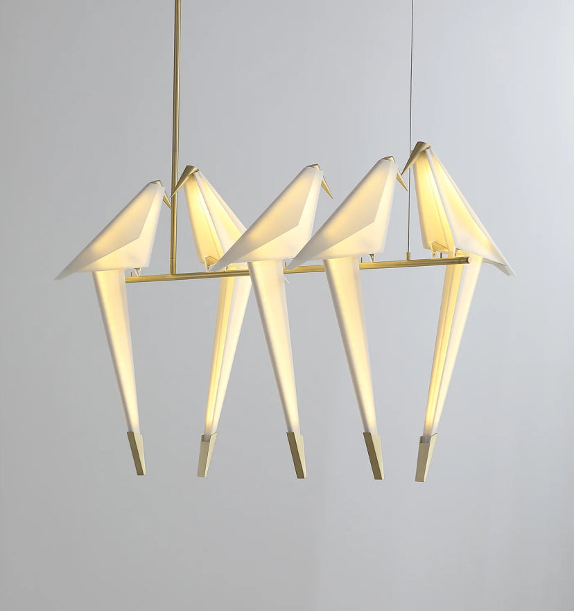 Paper Crane Bird Chandelier - Yiarolight
