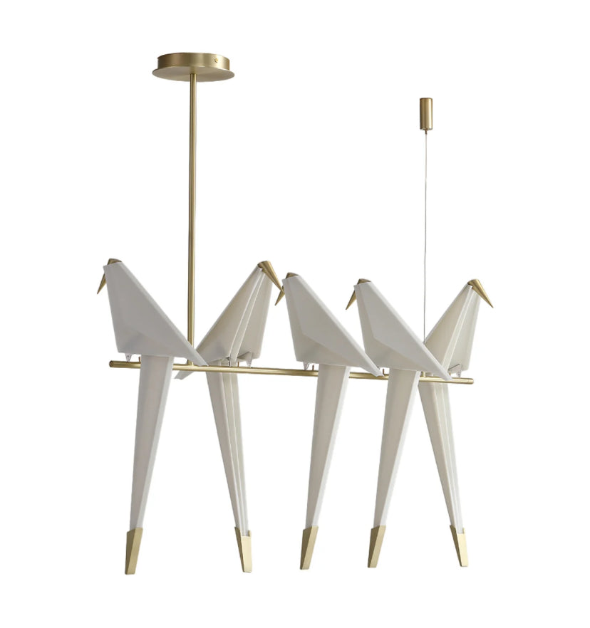 Paper Crane Bird Chandelier - Yiarolight