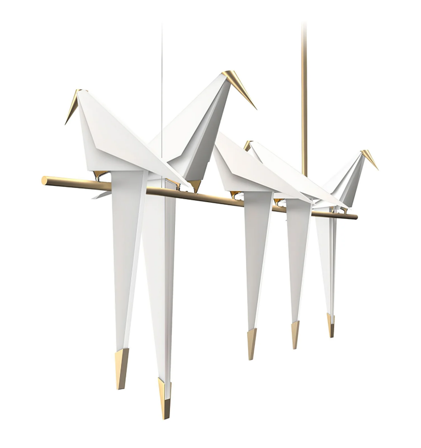 Paper Crane Bird Chandelier - Yiarolight