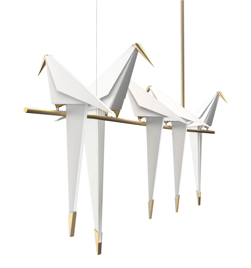 Paper Crane Bird Chandelier - Yiarolight