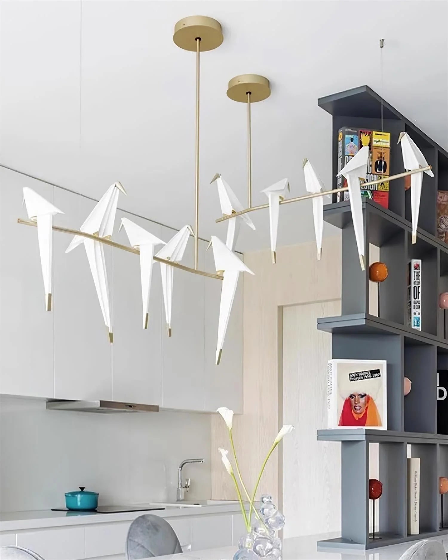 Paper Crane Bird Chandelier - Yiarolight