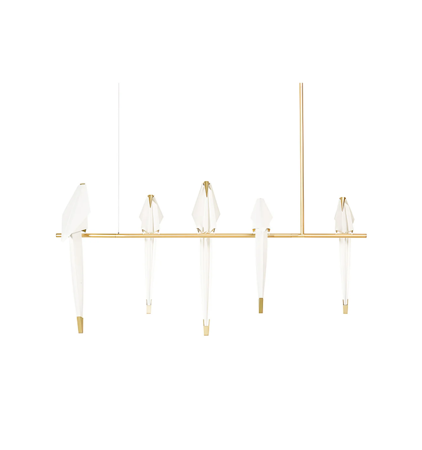 Paper Crane Bird Chandelier - Yiarolight