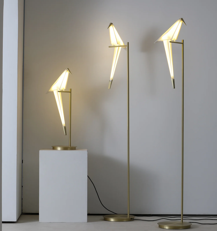 Paper Crane Bird Floor Lamp - Yiarolight