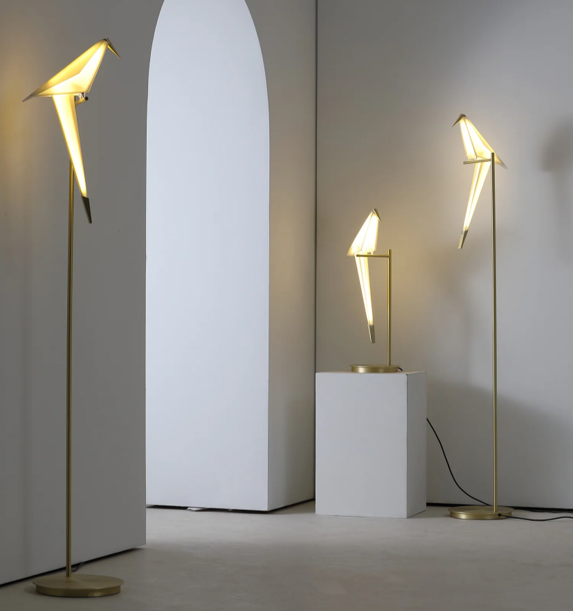 Paper Crane Bird Floor Lamp - Yiarolight