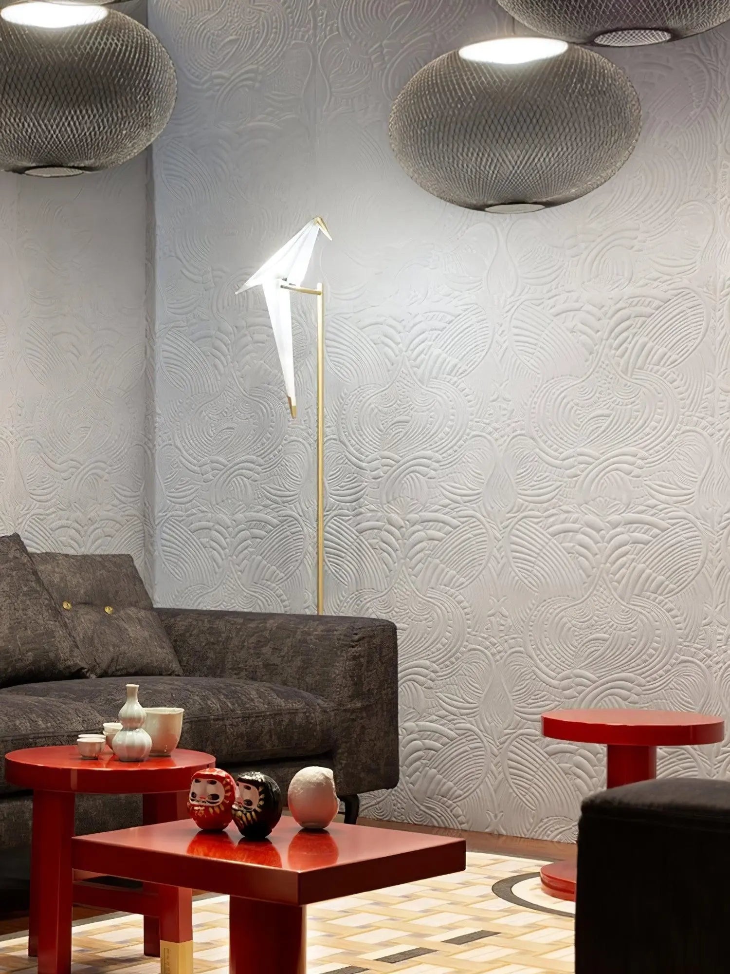 Paper Crane Bird Floor Lamp - Yiarolight