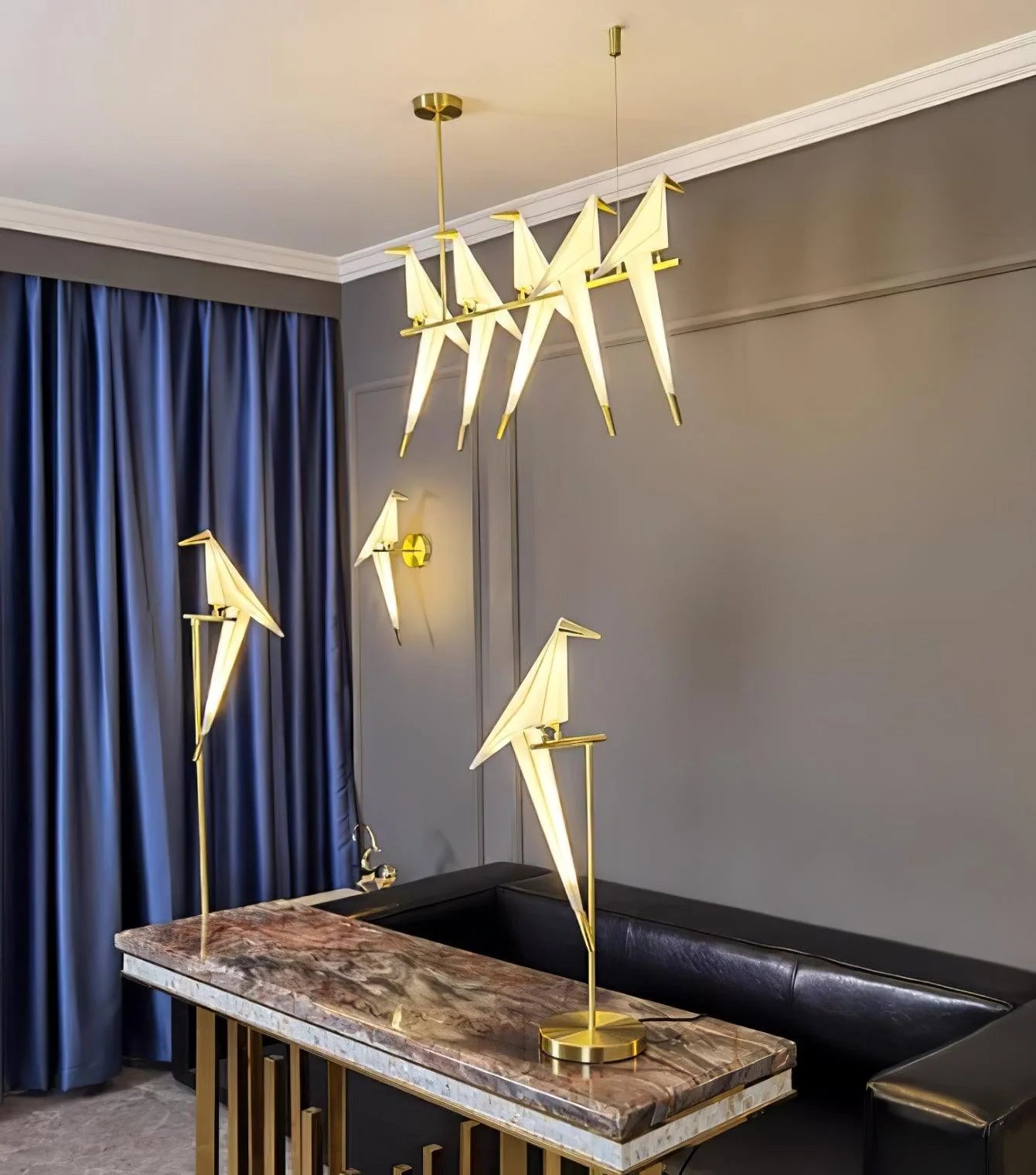 Paper Crane Bird Floor Lamp - Yiarolight