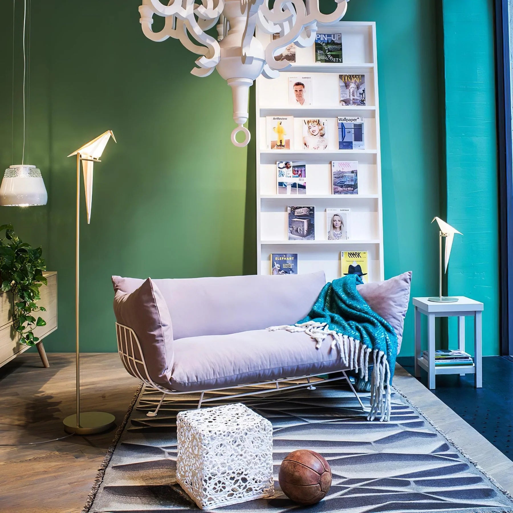 Paper Crane Bird Floor Lamp - Yiarolight