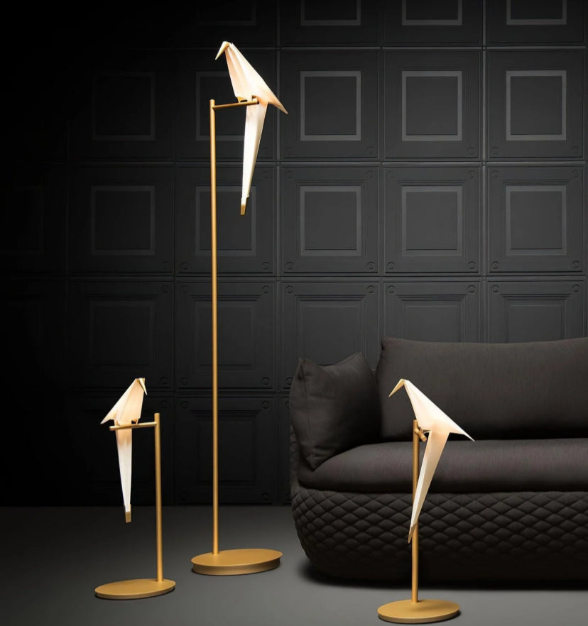 Paper Crane Bird Floor Lamp - Yiarolight