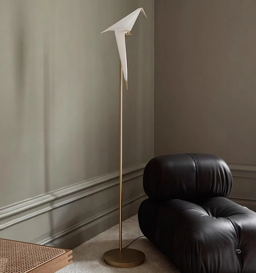 Paper Crane Bird Floor Lamp - Yiarolight