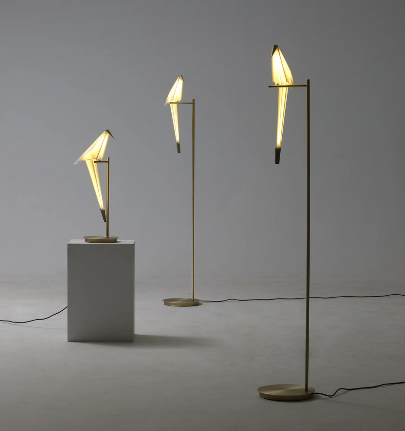 Paper Crane Bird Floor Lamp - Yiarolight