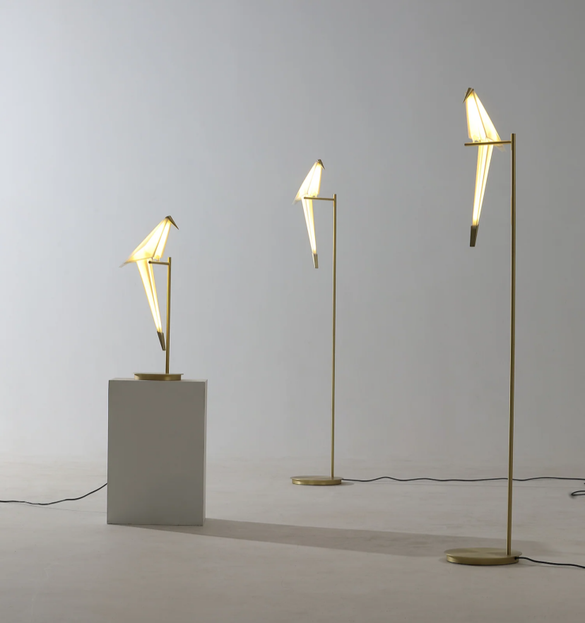 Paper Crane Bird Floor Lamp - Yiarolight
