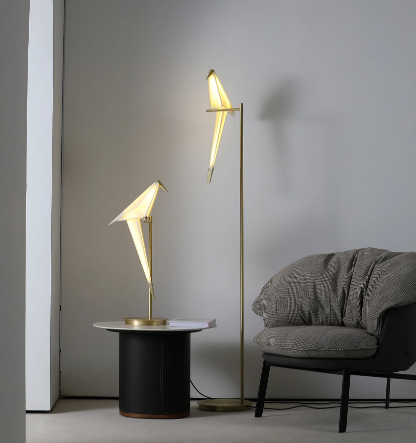 Paper Crane Bird Floor Lamp - Yiarolight