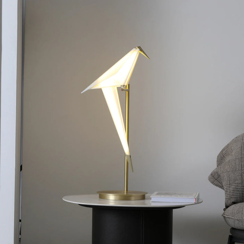 Paper Crane Bird Table Lamp - Yiarolight