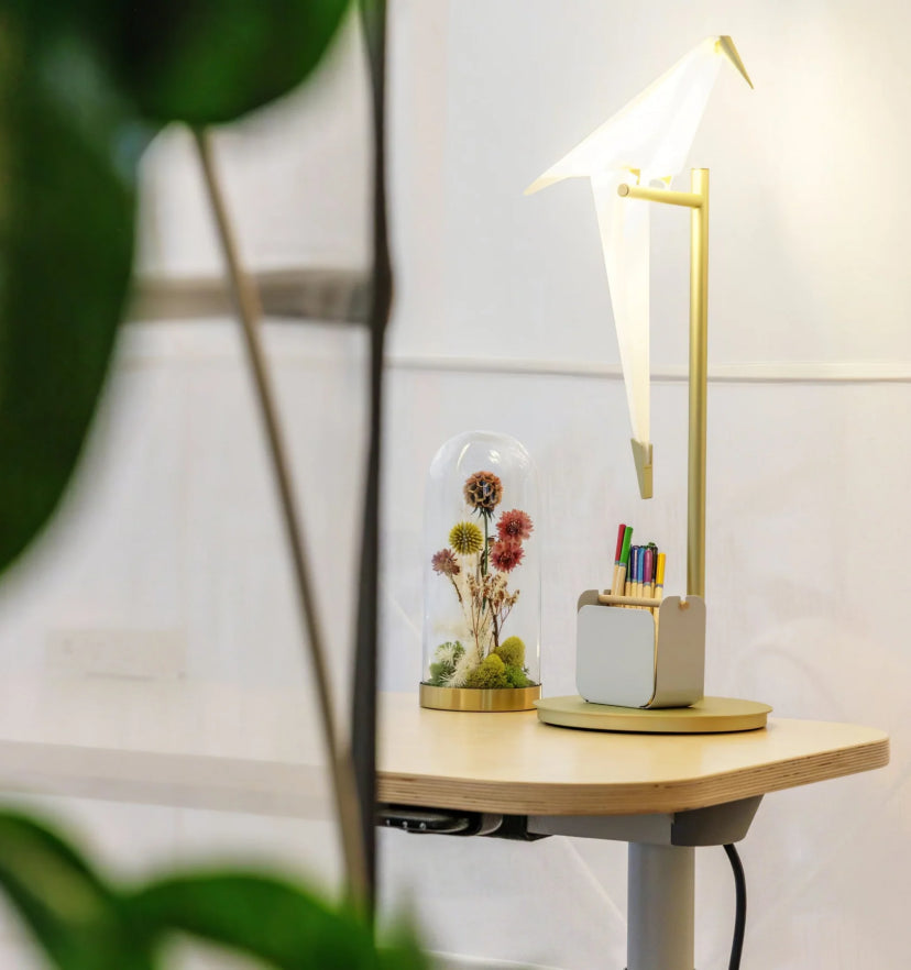 Paper Crane Bird Table Lamp - Yiarolight