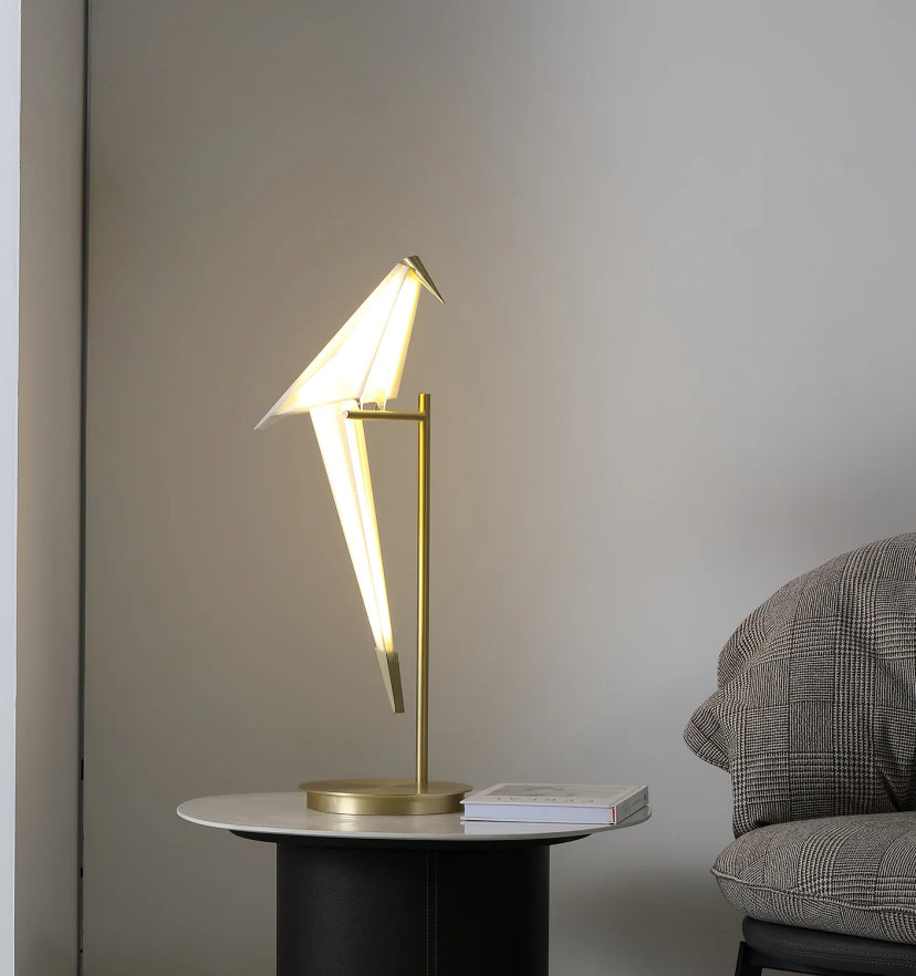 Paper Crane Bird Table Lamp - Yiarolight