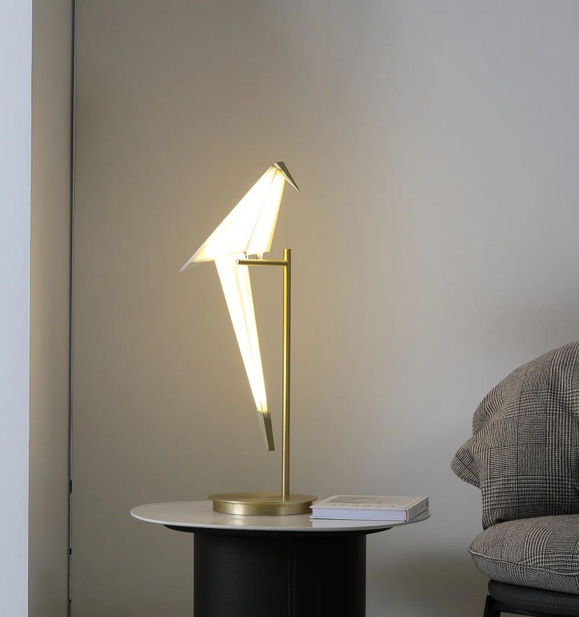 Paper Crane Bird Table Lamp - Yiarolight