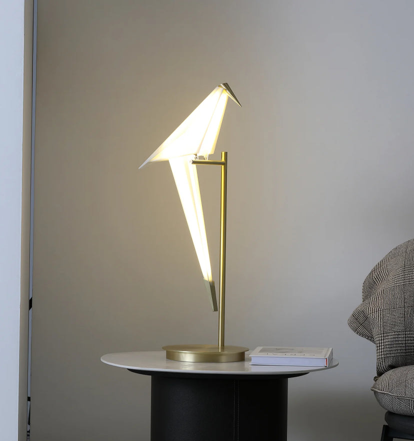 Paper Crane Bird Table Lamp - Yiarolight